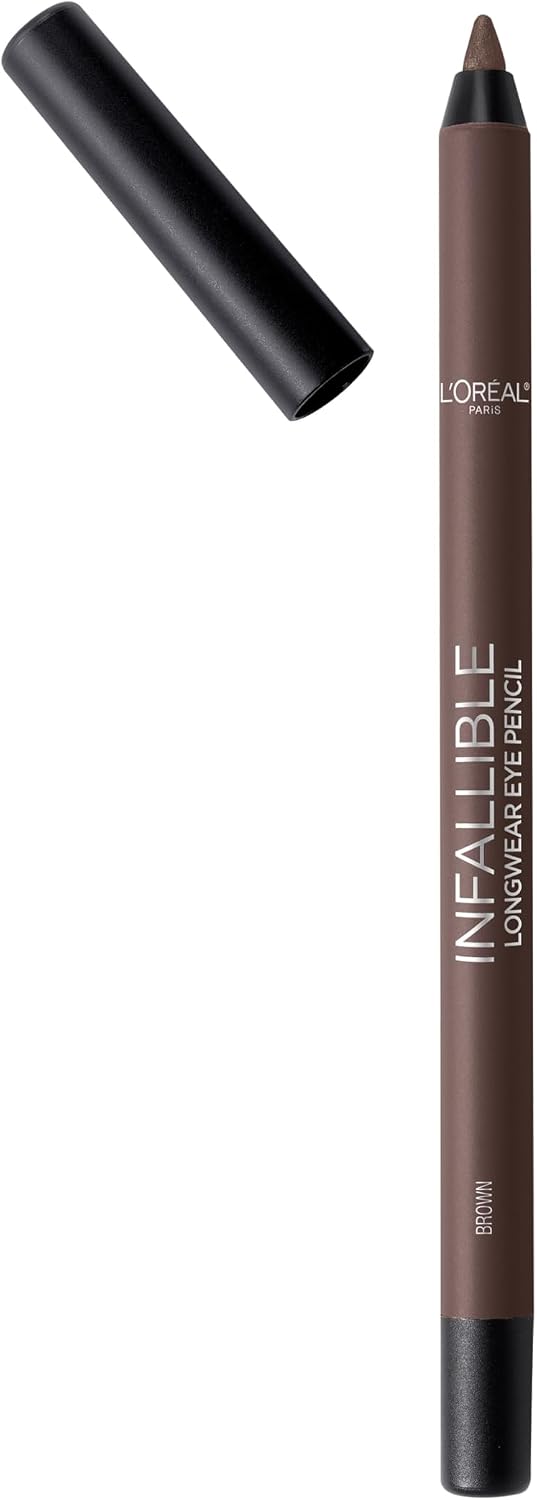L'Oreal Paris Makeup Infallible Pro-Last Pencil Eyeliner, Waterproof and Smudge-Resistant, Glides on Easily to Create