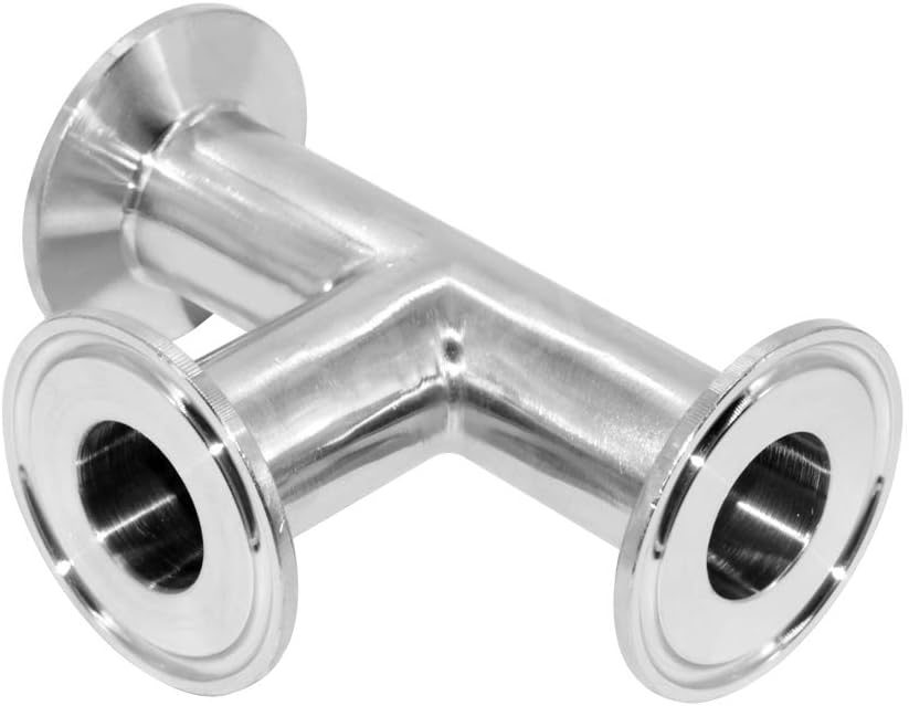 Beduan 1.5 Tri Clamp Tee 3 Way 304 SS Sanitary Fitting 25mm Pipe OD