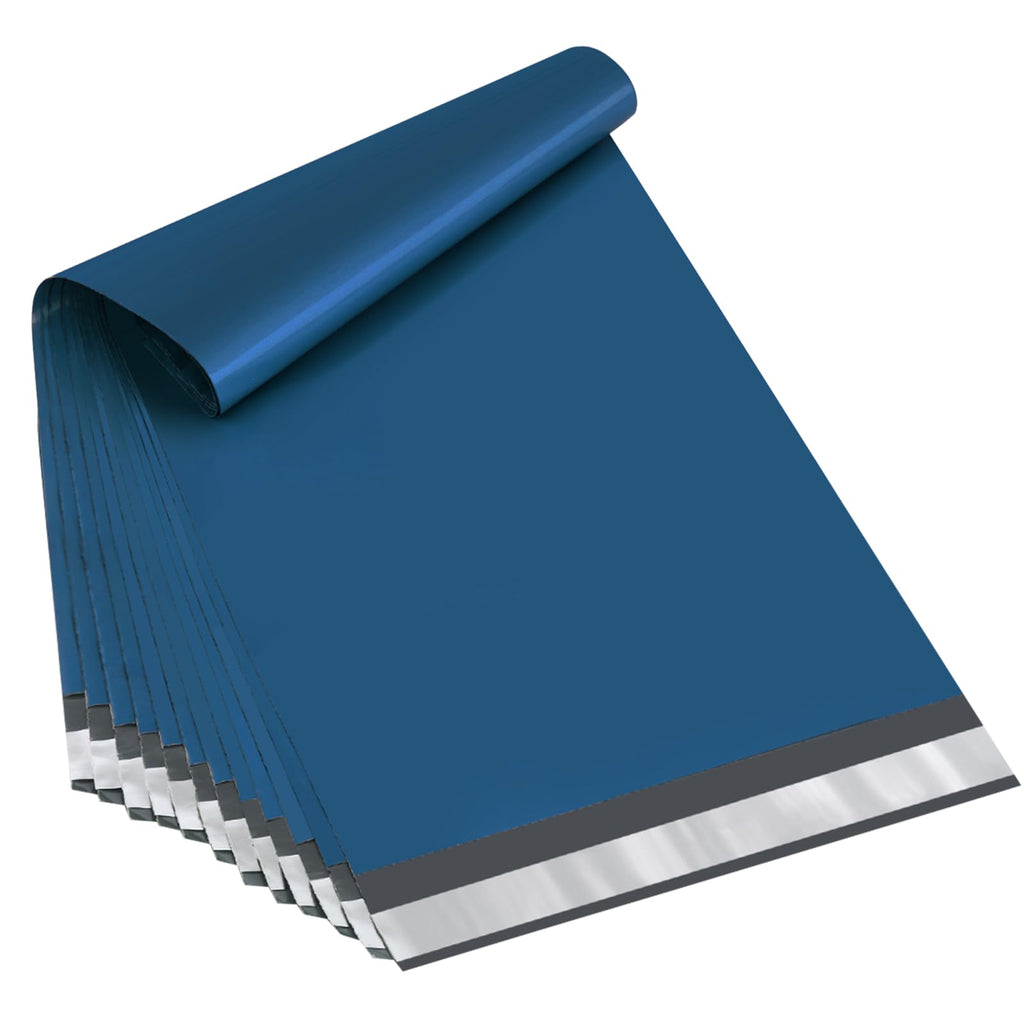 Large Poly Mailers 17.7x22 Inch Navy Blue 50 Pack Shipping Bags
