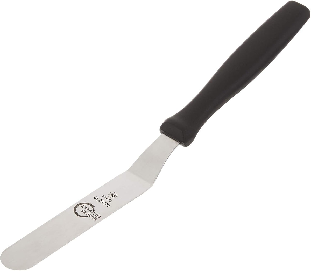 Offset Spatula, 4.5 Inch, Stainless Steel,Black