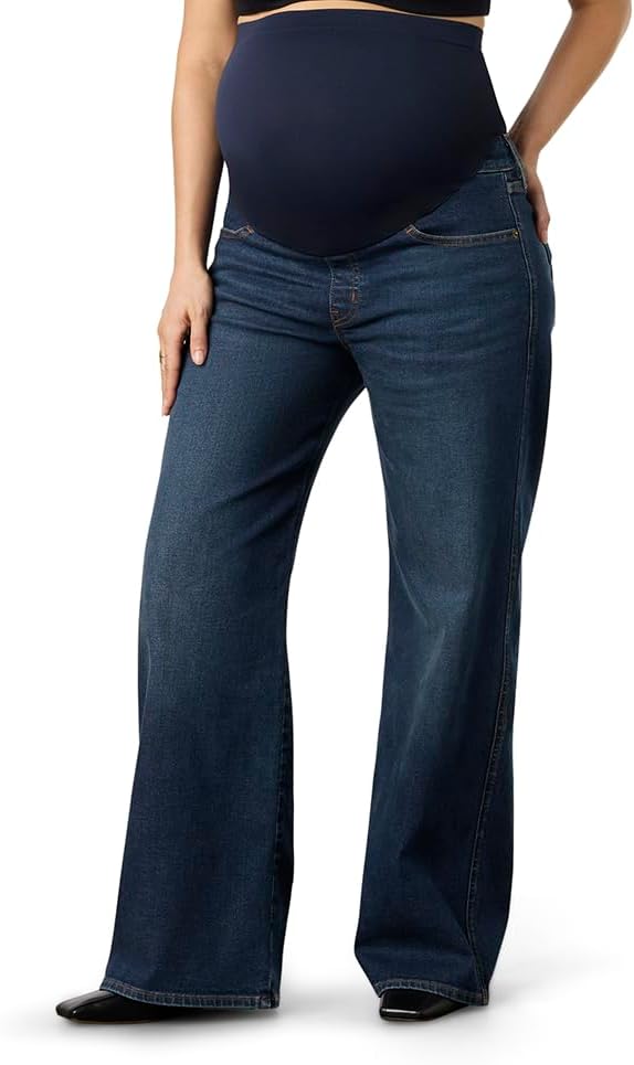 Women's Maternity Comfort-Stay Wide Leg Jeans