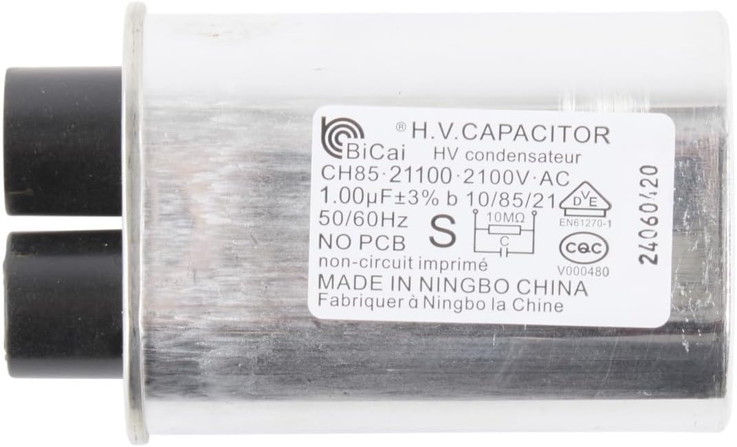 Whirlpool WPW10574736 Genuine OEM Microwave Capacitor Replacement Part - Replaces
