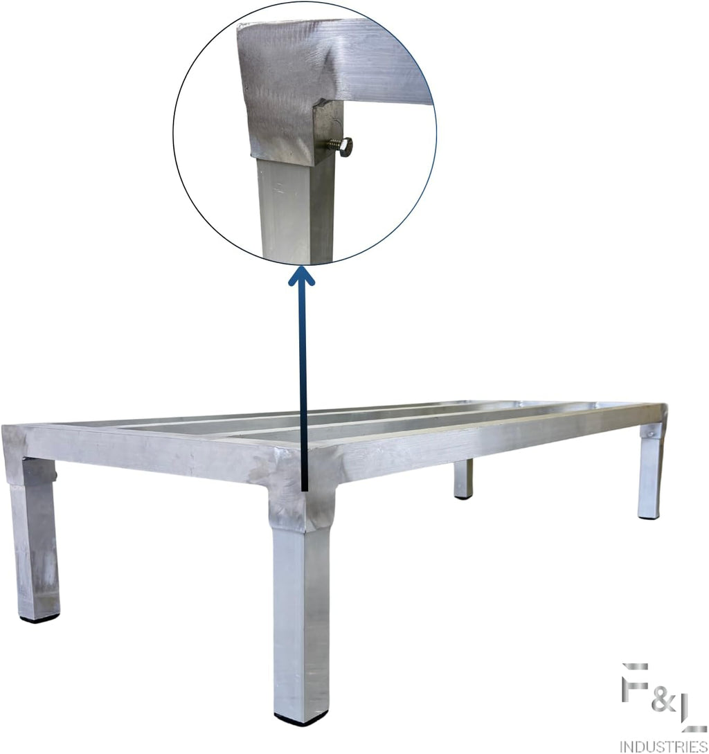 14" x 24" Aluminum Dunnage Rack