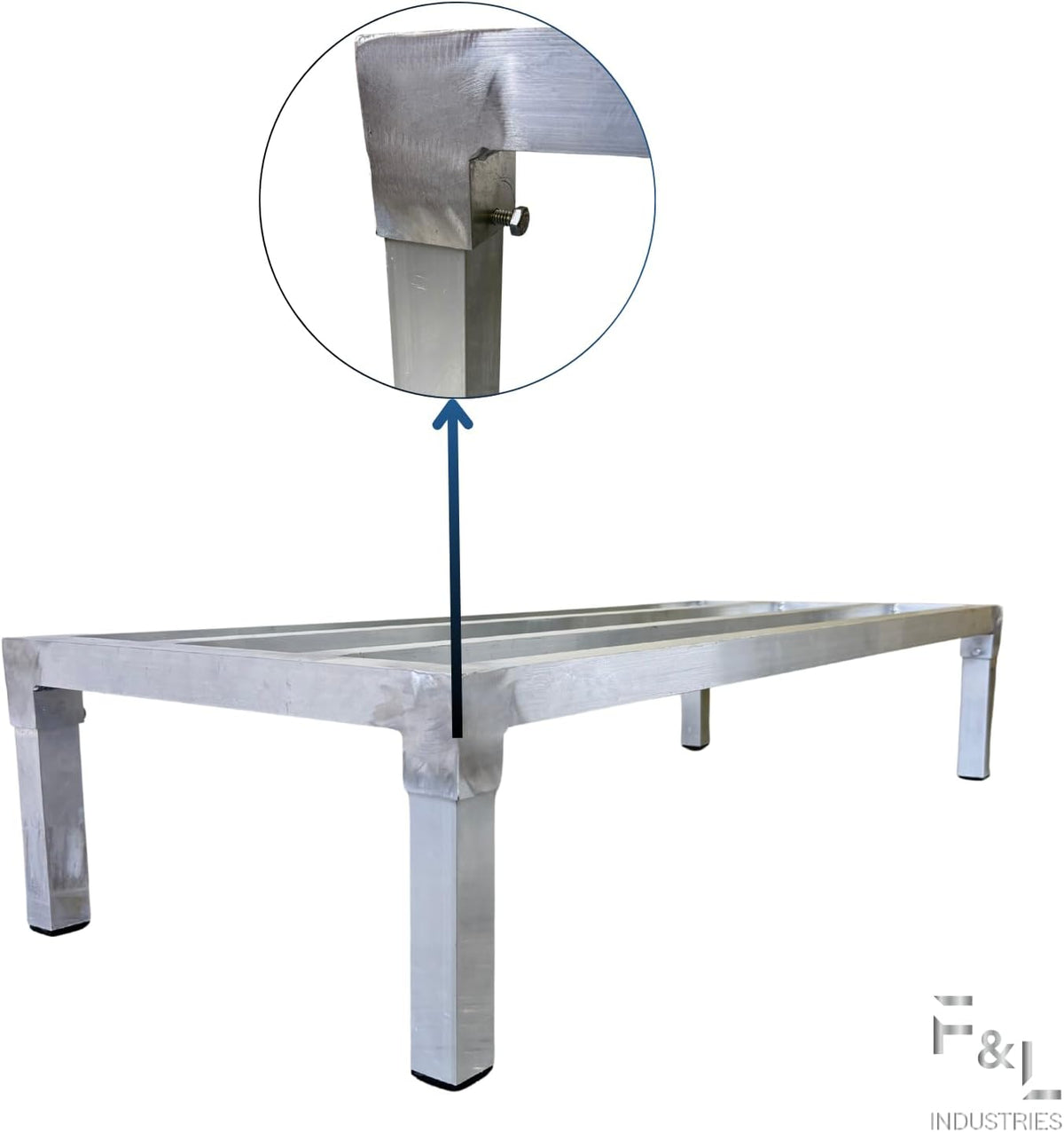 14" x 24" Aluminum Dunnage Rack
