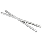 2 Pcs Square Steel Key Stock, 3/16" x 3/16" x 12" Metal Bars, Cold-Drawn 45# Steel, Precision Key Stock for Shaft Keyways in Motors and Machinery & DIY Projects
