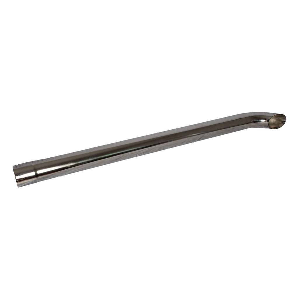 Bended End Exhaust Stack Pipe 3" x 48" Curved Chrome for JOHN DEERE