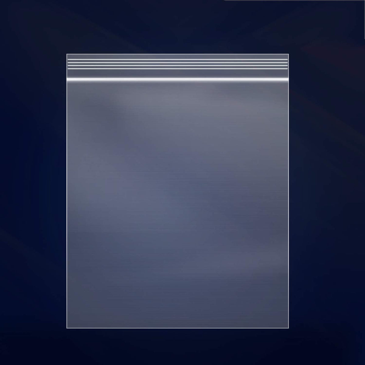 500 Count - 9" x 12" Clear Reclosable Zip Plastic Poly Bags