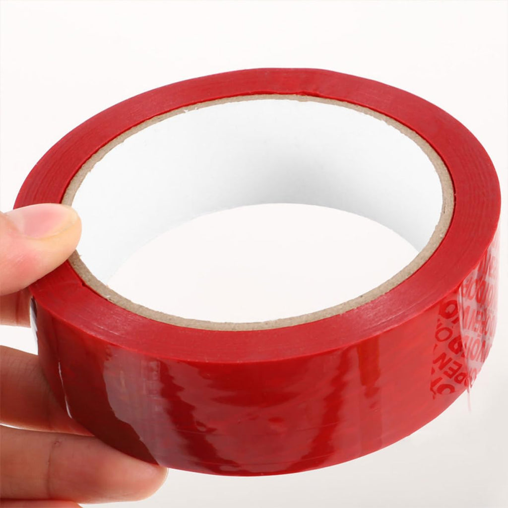 6pcs Red Void Security Tape Tamper Evident Sealing