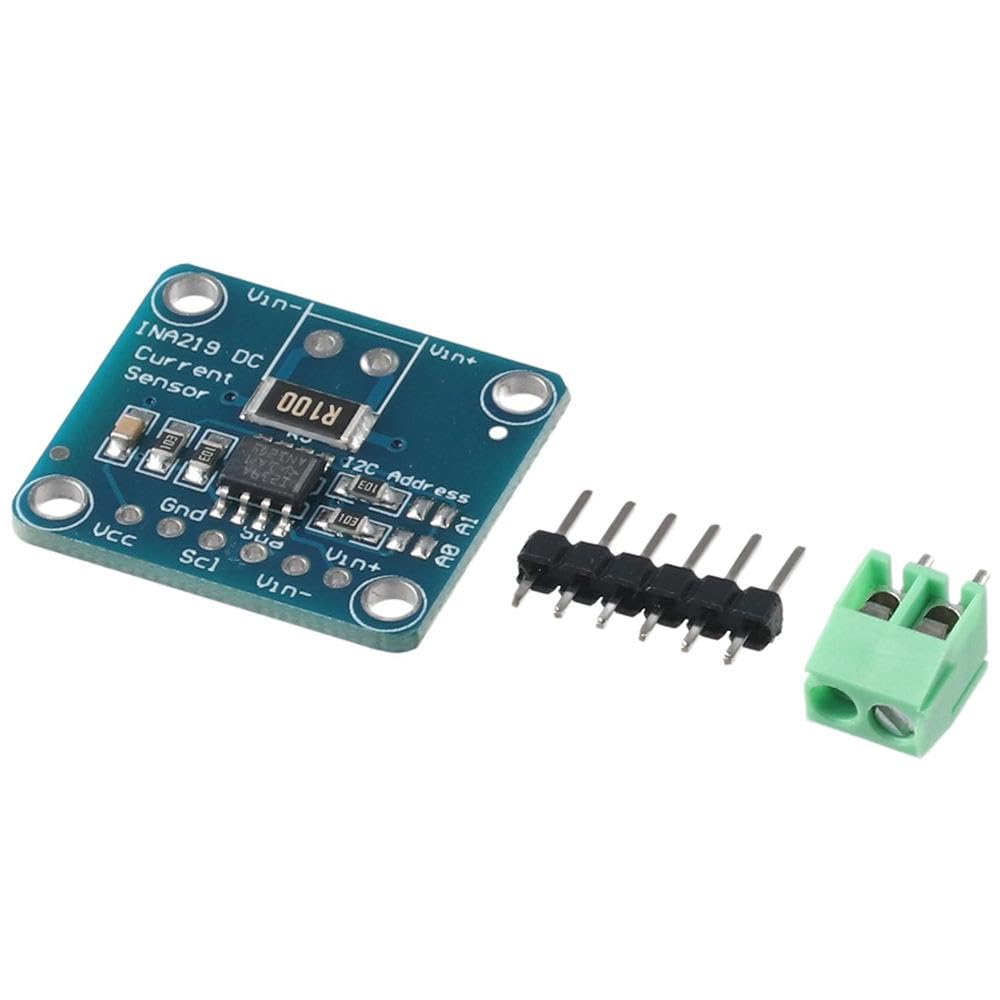 2Pcs INA219 I2C Interface, Bi-Directional DC Sensor, DIY Current Power Supply, Breakout Board Module Kit for Arduino Raspberry Pi, Blue