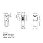 DC Brush 3V Mini Gear Motor, Geared Motor 1218GE‑N20 Reduction Geared Motor(DC 3V 16RPM)