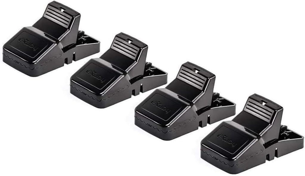Large Powerful Rat Traps - Kills Instantly with Powerful Steel Spring - Setup in Seconds - Wash & Reuse Over & Over
