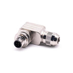 Elecbee Profibus M12 Field Wireable Connector Assembly Cable Plug Shiled (5 Pin Male A-Code Right Angle)