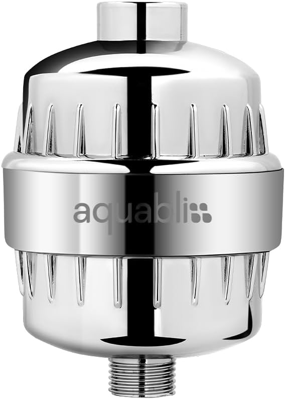 High Output Revitalizing Shower Filter - Reduces Dry Itchy Skin, Dandruff, Eczema, and Dramatically Improves The