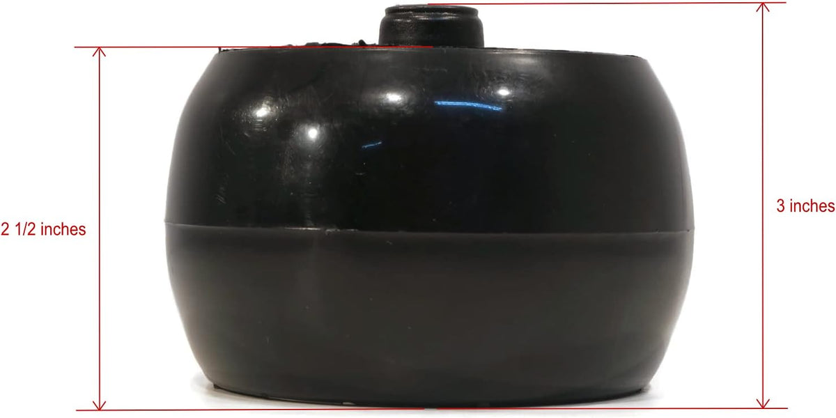 The ROP Shop | Smooth Deck Wheel KIT fits Husqvarna YTH2448T YTH24V48 YTH26V54 YTKH1848XPB Z254