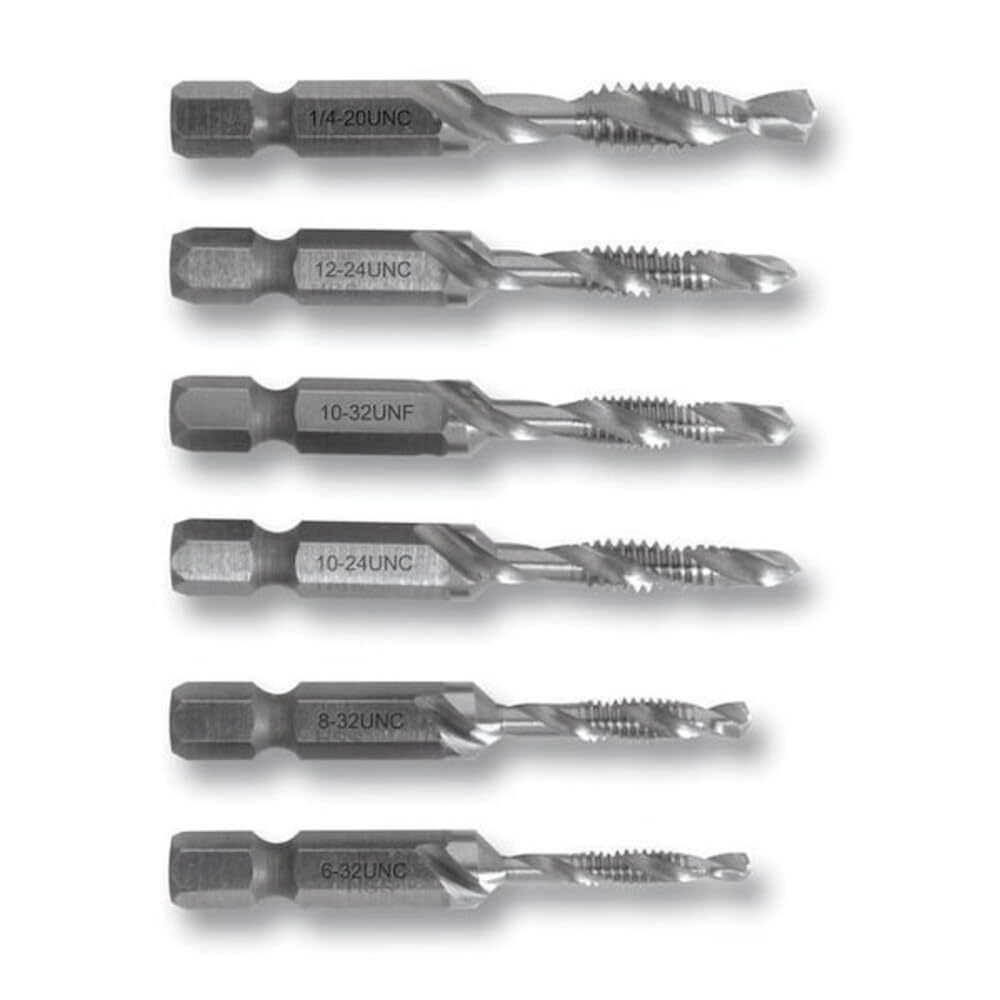 Greenlee Drill/Tap/Countersink Bit, 10-32X2 1/4 L
