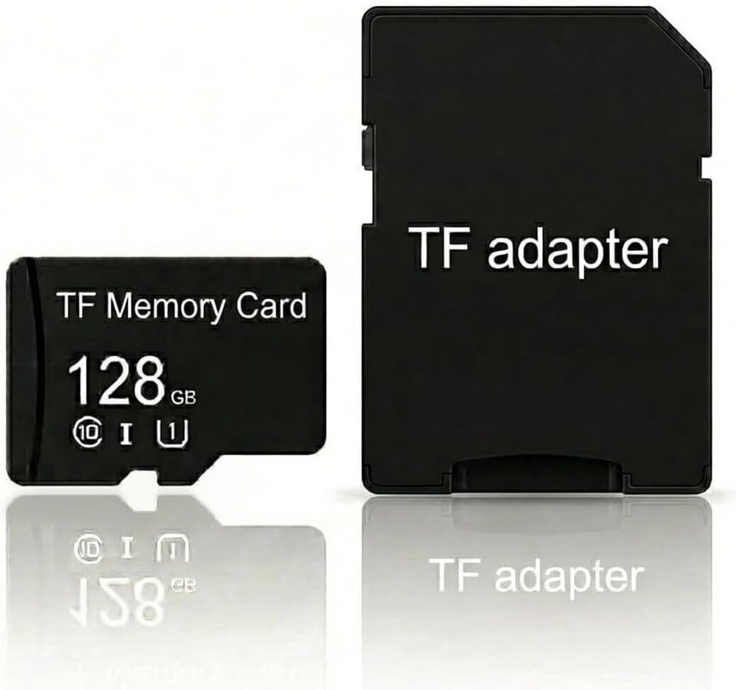 TF Micro Memory Card 128GB with Card Adapter Class 10 (1, 128gb)