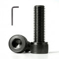 1/4 x 2 (20 Pack) Socket Head Cap Screws, Black Oxide 304 Stainless Steel Bolts with Hex Spanner, Allen Socket Drive, Full Thread, Bright Finish