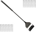 Algae Scraper for Glass Aquarium,Aquarium Razor Scraper with 10 Replaceable Blades,Aquarium Cleaning Tools.