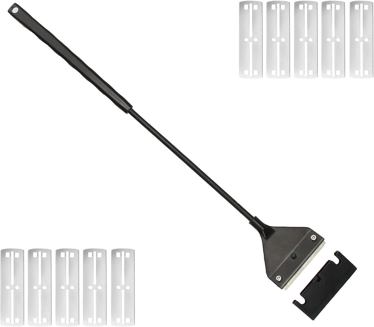 Algae Scraper for Glass Aquarium,Aquarium Razor Scraper with 10 Replaceable Blades,Aquarium Cleaning Tools.