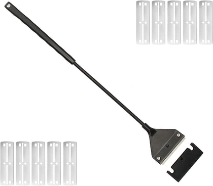 Algae Scraper for Glass Aquarium,Aquarium Razor Scraper with 10 Replaceable Blades,Aquarium Cleaning Tools.
