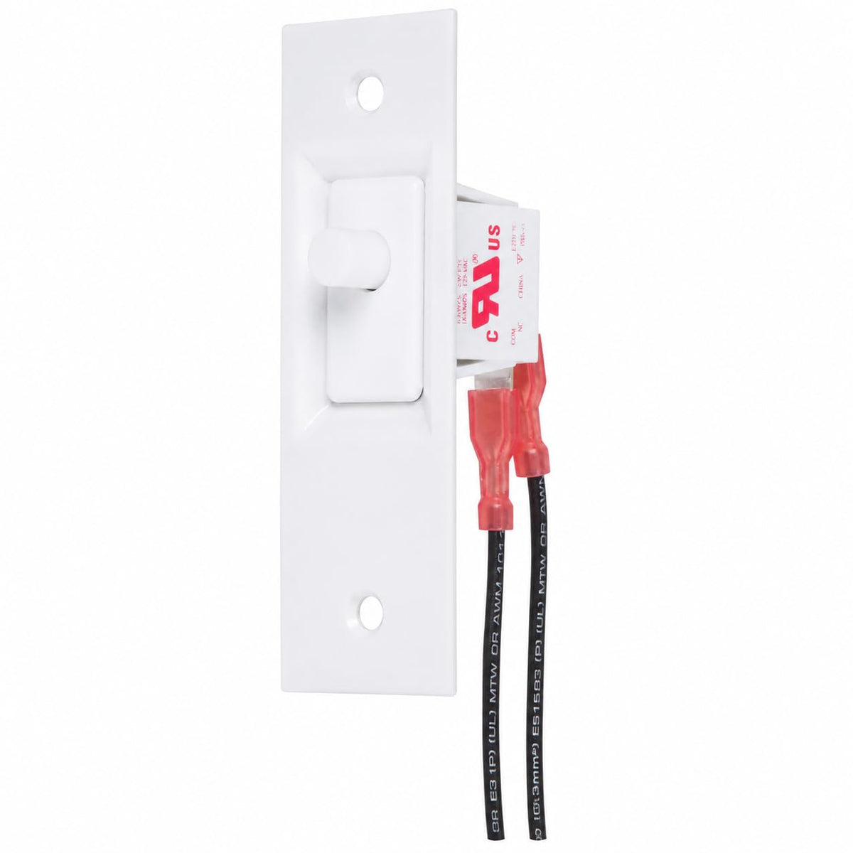 Hazlet SQ11302 600-Wat Electrical Door Switch, 125V AC, White