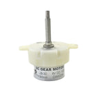CHANCS Small DC Gear Motor 6V 9RPM Shaft 27.5mm DC 12V 8RPM Low Speed for DIY Ferris Wheel Electric Advertising Light Box Motor