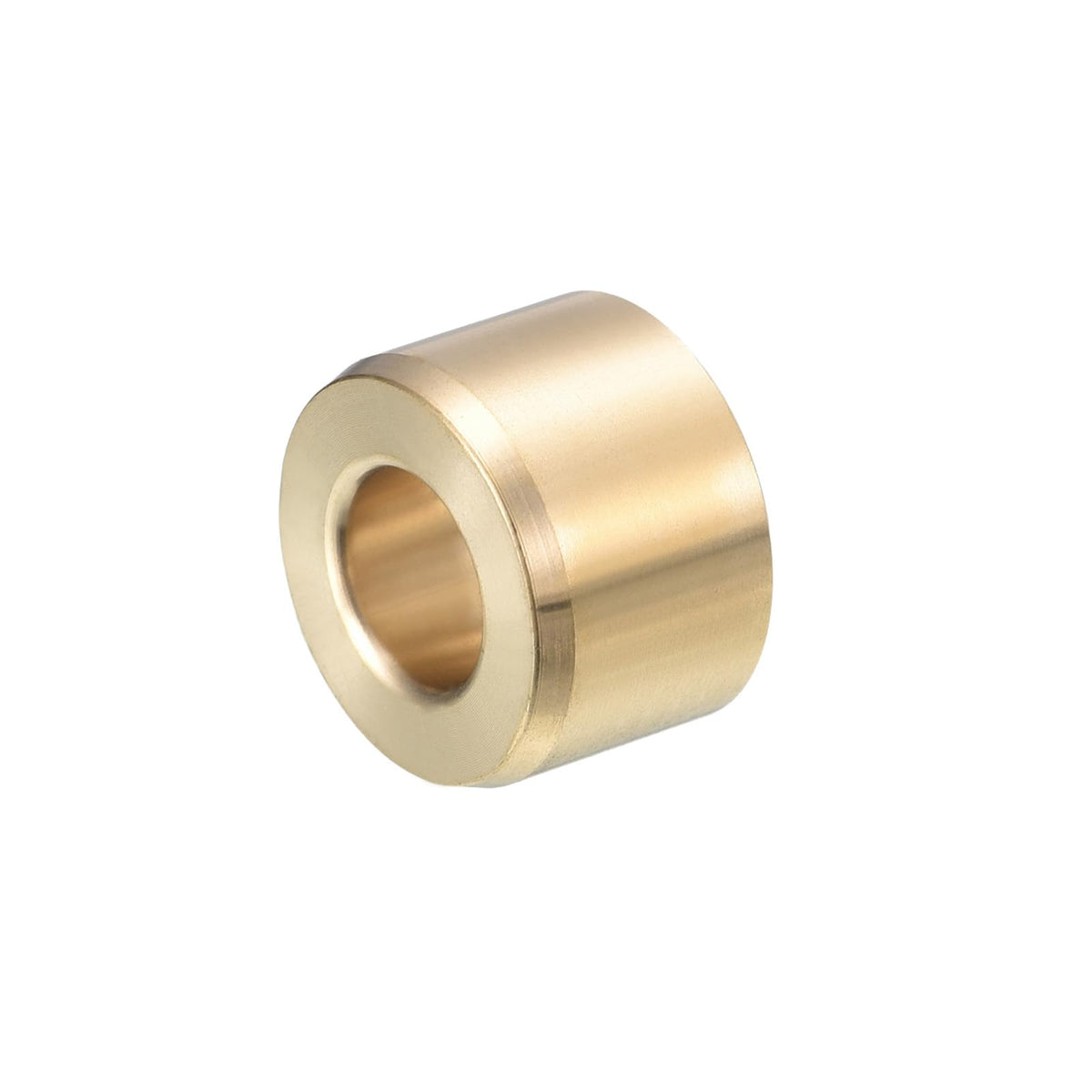 HiPicco Sleeve Bearing, 3/8" Bore x 3/4" OD x 1/2" Length Cast Brass Self-Lubricating Bushing Plain Shaft Bearings
