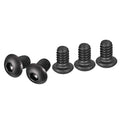 DTGN #6-32x3/8 Button Head Socket Cap Screws - 20Pack - Good for Machine - Carbon Steel Black Oxide - Hex Drive Full Thread UNC Fasteners