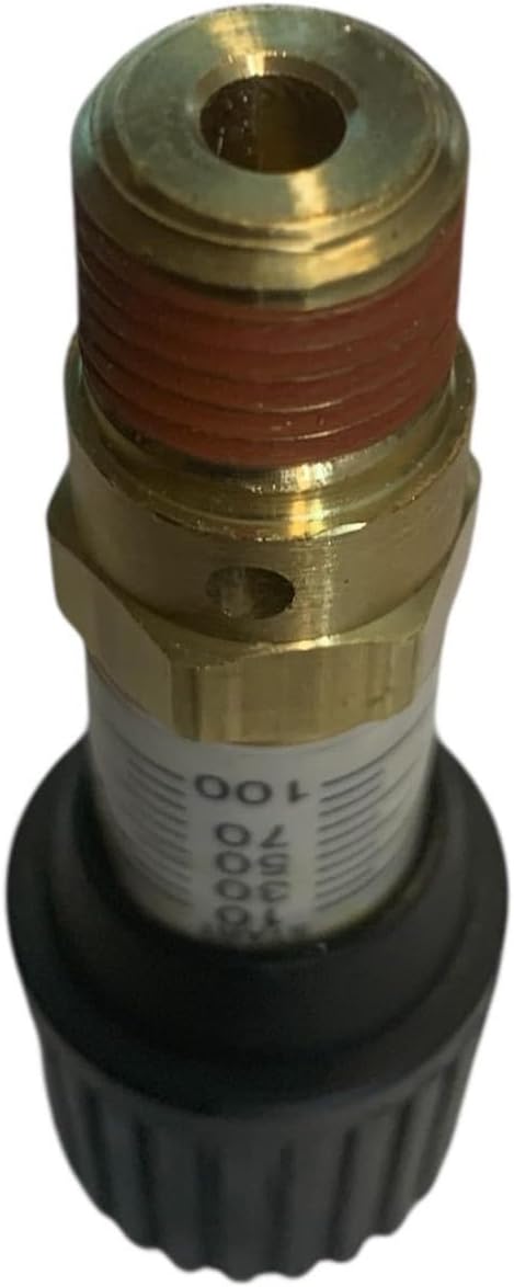 American Made Brass Pressure Relief 0-100 PSI Adjustable Range Valve