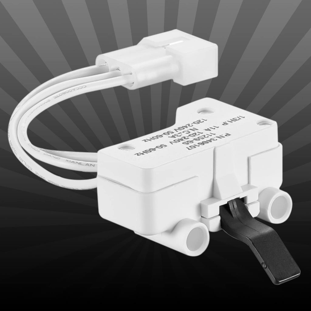 3406107 Dryer Door Switch Replacement by Seentech - Exact for Kenmore & Whirlpool Dryers - Replaces Part Numbers 3406101, 3406109, PS11741701, AP6008561,WP3406107, 3405100, 3405101, 3406100 (Pack 2)