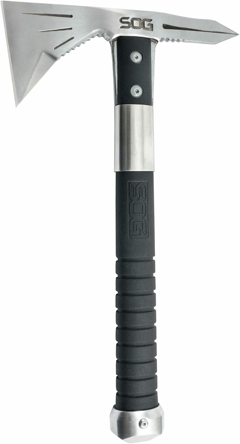 Tomahawk Tactical Hatchet - Voodoo Hawk Mini Tactical Axe, Throwing Hatchet w/ 2.75 Inch Blade for Survival Sports