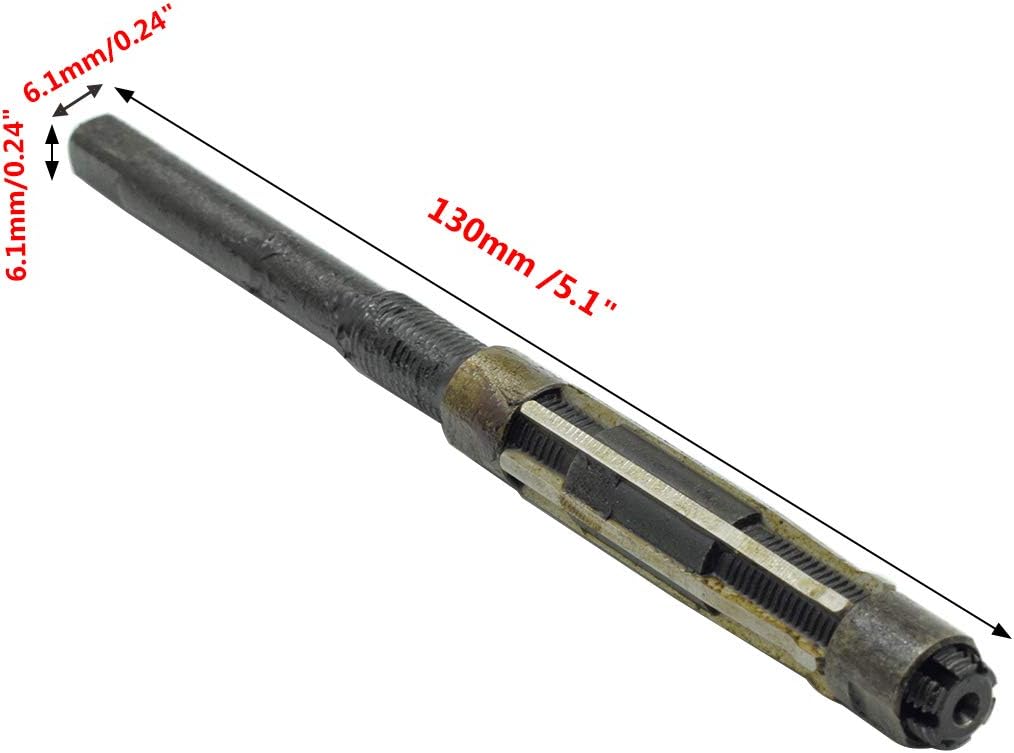 Adjustable Hand Reamer Square End Hole Cutting Tool Adjustment Range 11.75-12.75mm