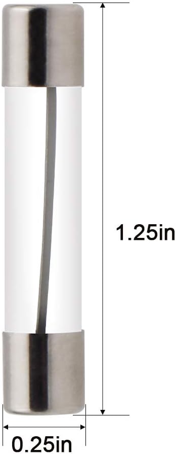 20A 125V WB27X11138 Microwave Oven Fuses for GE Microwave Oven JVM3160DF5WW JVM3160EF4ES JVM3160DF2WW JVM3160EF3ES JVM3160DF5BB JVM3160RF2SS JVM3160RF5SS JVM3160DF2BB JVM3160DF5CC JVM3160EF1ES Fuses