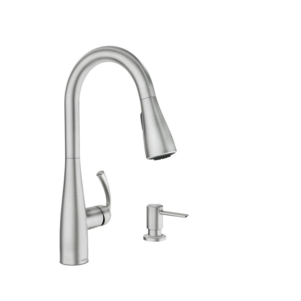 Essie Pulldown Kitchen Faucet, Spot Resist Stainless, 87014SRS