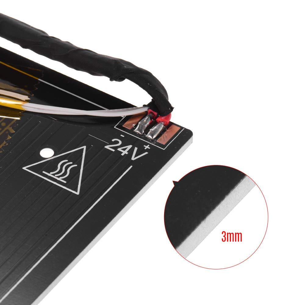 Ender 3 Heated Bed with Cable 24V 220W Compatible with Creality Ender 3, Ender 3 Neo, Ender 3 pro, Ender 3 V2, Endder