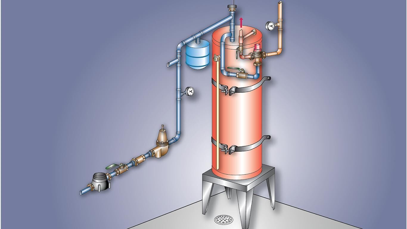 PLT-12 4.5-Gallon Potable Water Expansion Tank 3/4" Male Inlet