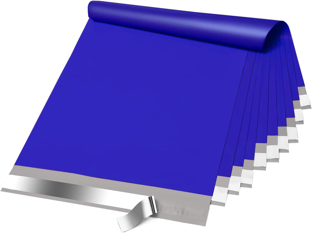 Large Poly Mailers 14.5x19" 100Pcs,Shipping Bags for Clothing,Blue