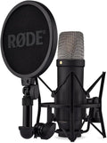 RØDE NT1 5th Gen Large-Diaphragm Studio Condenser Microphone - XLR & USB Outputs - Shock Mount & Pop Filter Included