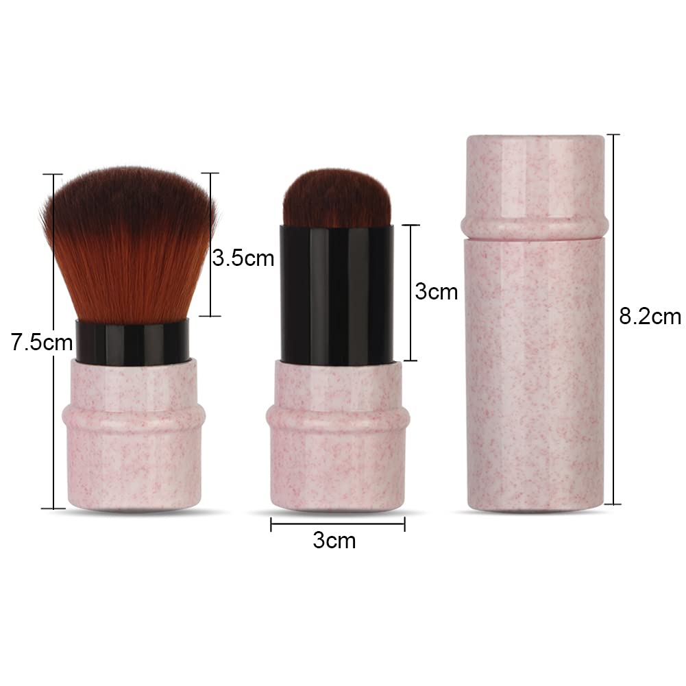 Retractable Kabuki Brushes Travel Powder Blush Makeup Brush