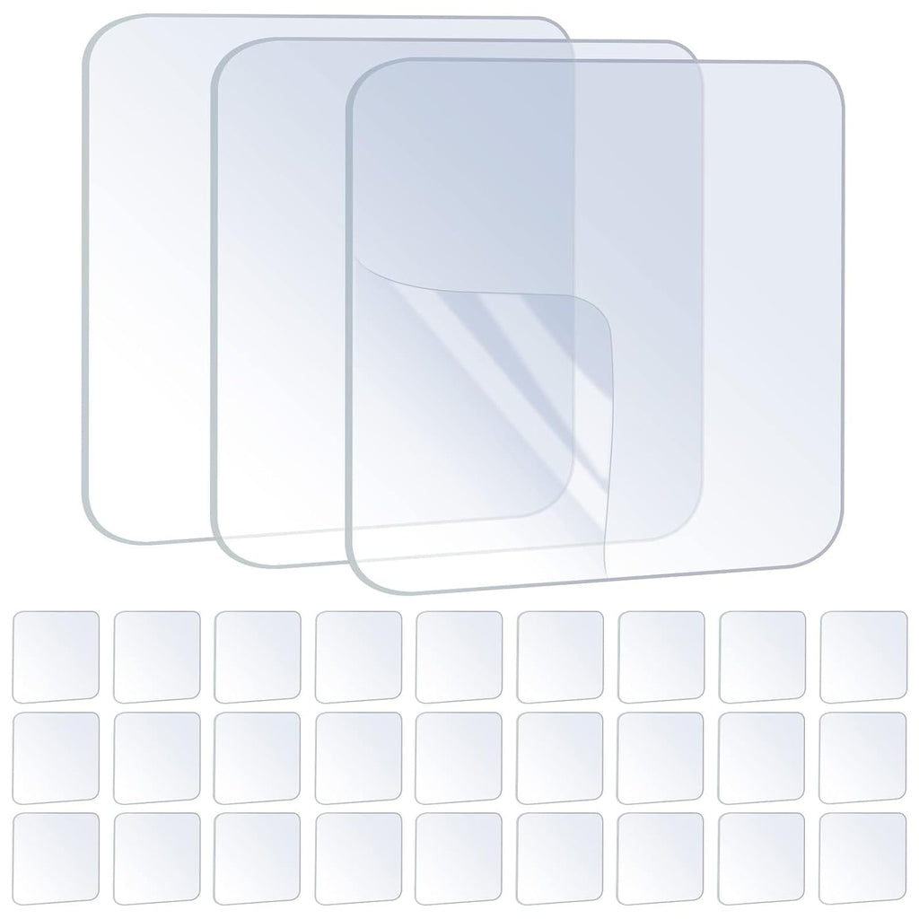 Nano Tape Pads,Heavy Duty Double Sided Mounting Tape, Clear,30 PCS
