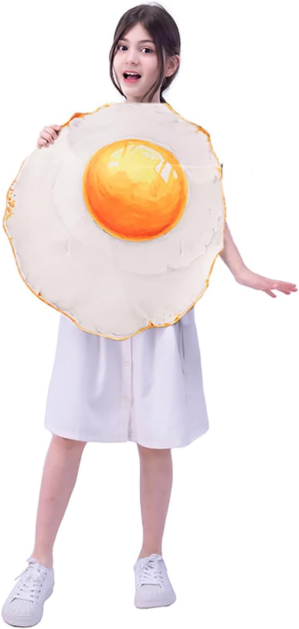 Unisex Kids Fried Egg Costumes