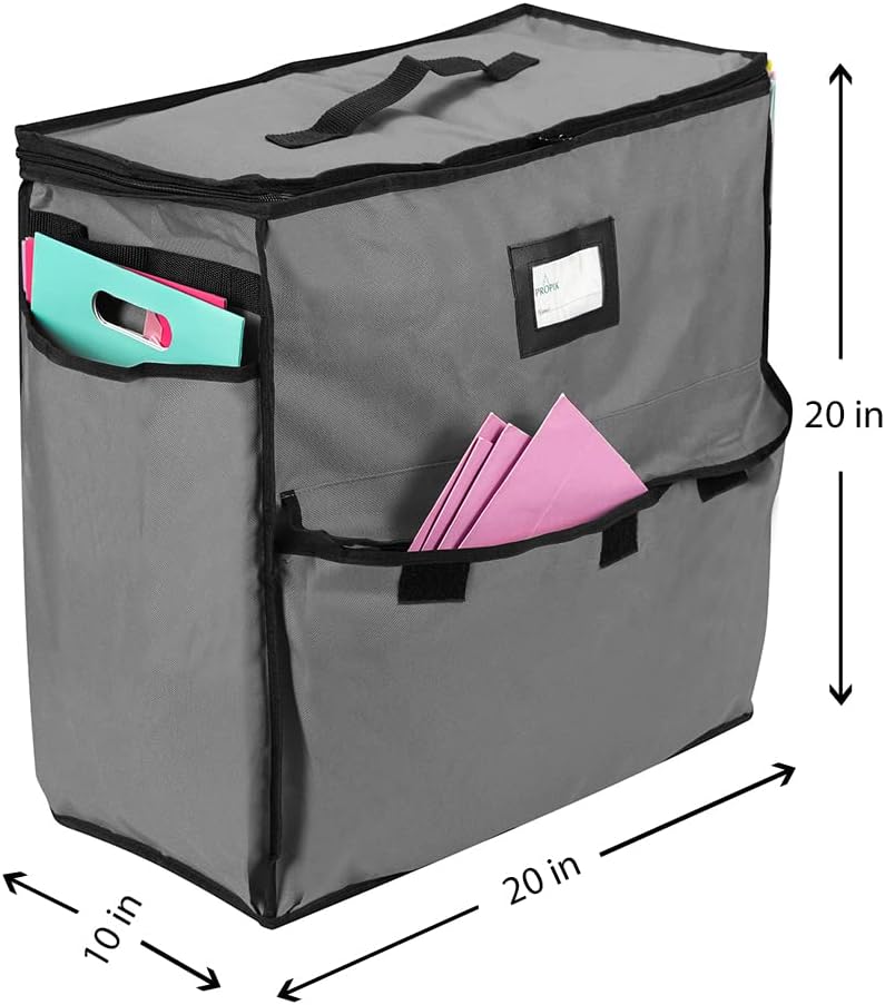 Unique Holiday Storage Organizer Gift Bag and Wrapping Accessories (Gray)