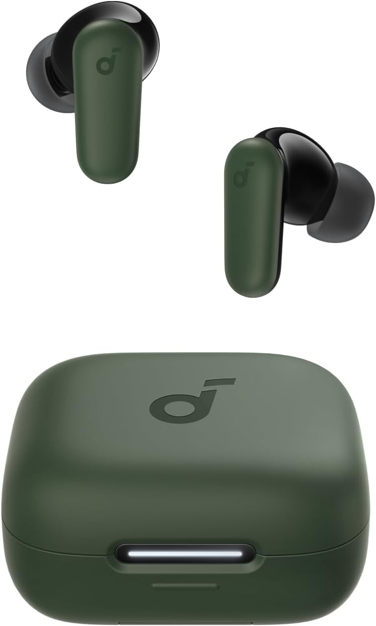 P30i by Anker Noise Cancelling Earbuds, Strong and Smart Noise Cancelling, Powerful Bass, 45H Playtime, 2-in-1 Case