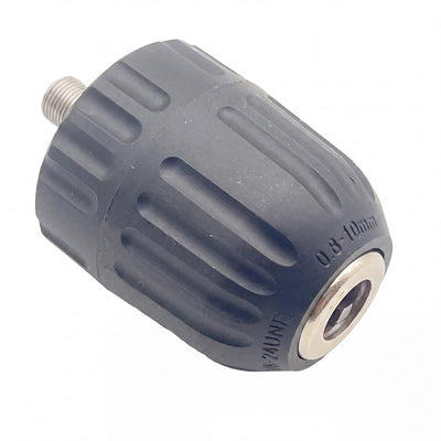 10mm All-Metal Ratchet Self-Locking Drill Chuck Adapter with 3/8-24 UNF Thread Compatible with Milwaukee M12 Polisher Sander Cordless Power Tool Replacement Parts