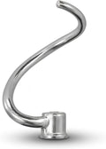 Stainless Steel Spiral Dough Hook for Kitchenaid 6 Quart Bowl-Lift Mixer