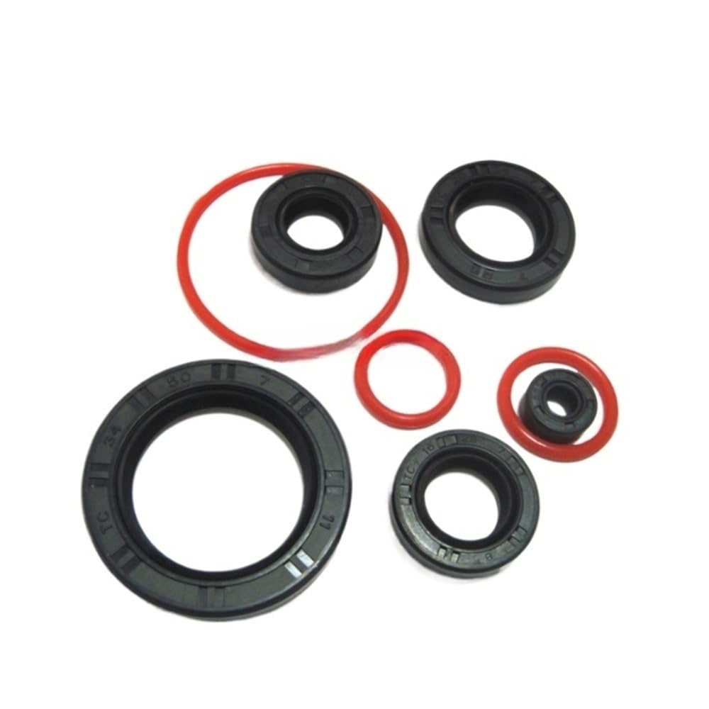Seal Kit Compatible With CG150 150CC Motorcycle Complete Rubber Gear Shaft Seal Set