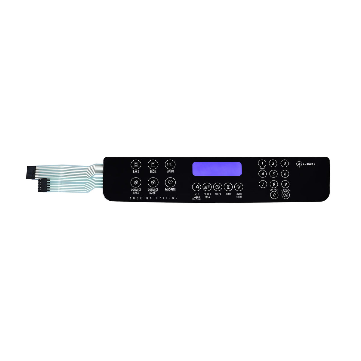 WPW10207933 Membrane Switch Touch Pad, Compatible With Whirlpool Range Oven