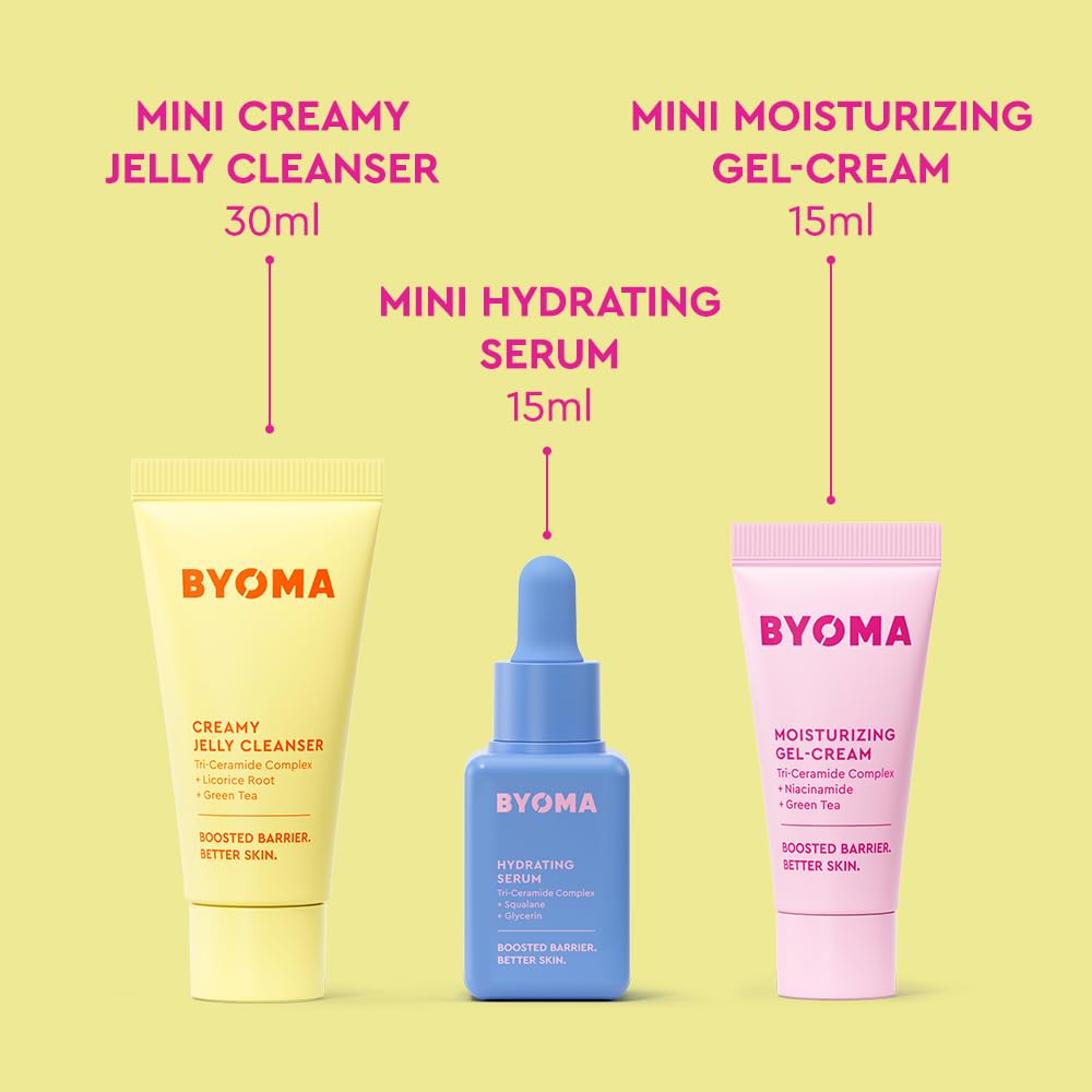 So Hydrating Set - Barrier Repair Skincare Set - Creamy Jelly Cleanser, Hydrating Face Serum & Ceramide Face