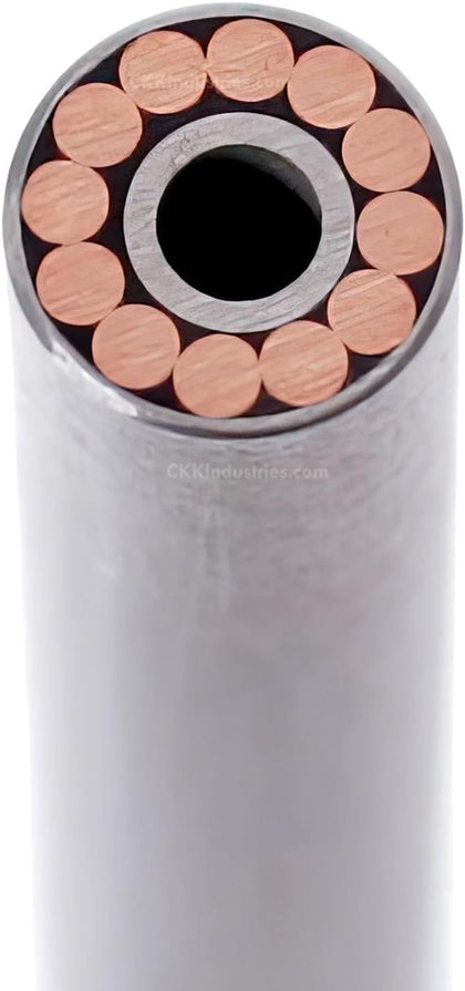 Mosaic Pin - (0.250 (1/4) Inch Diameter) - (895SZS) - (Stainless Outer Material)(Bronze & Stainless Inner Material)