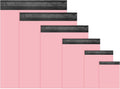 240 Pcs Poly Mailers Variety Size Pack Shipping Bags, Pink